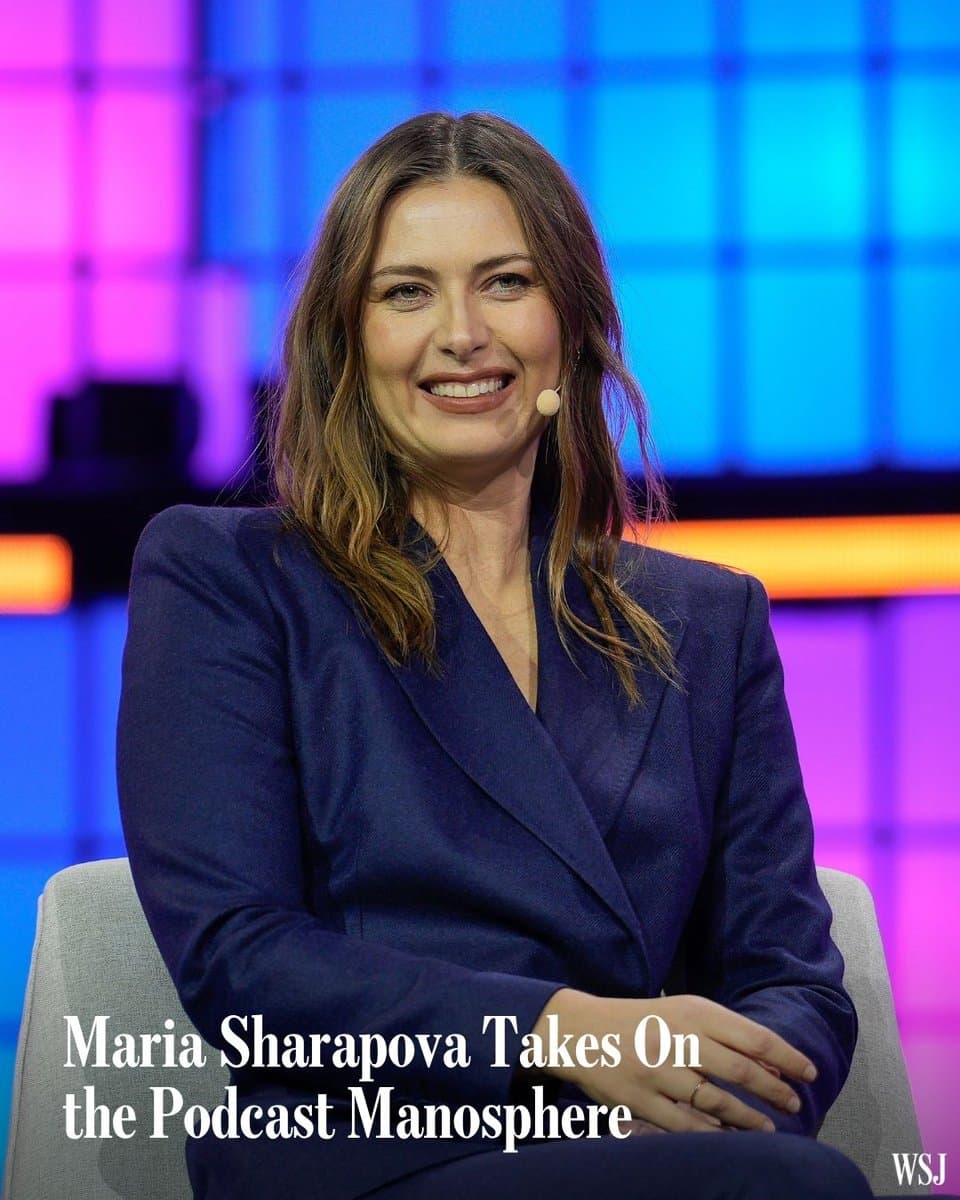 Podcasting is dominated by men. Maria Sharapova wants to offer some counterprogramming. The tennis star’s new podcast, “Pretty Tough,” debuts on April 22 as an alternative to what has become known as the manosphere. It aims to highlight ambitious women. pic.