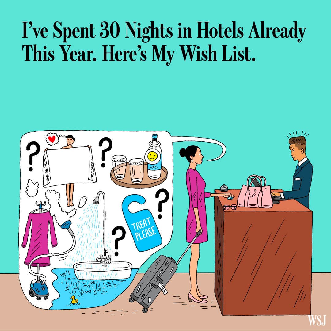 Columnist Dawn Gilbertson has spent the equivalent of a month in hotels so far this year, so it’s high time for hotel hot takes. From showers that don’t flood the bathroom to stopping the Wi-Fi sign-in madness, here’s what’s on her wish list: 🔗 pic.
