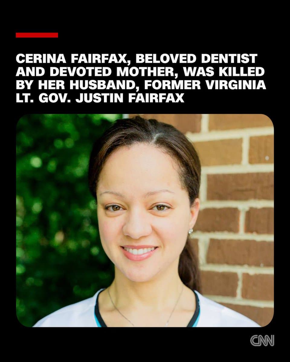 Cerina Fairfax, remembered by those who knew her as a devoted mother and caring dentist, was killed by her husband, former Virginia Lt. Gov. Justin Fairfax, inside their Virginia home this week, authorities said. Here's what to know about her. pic.
