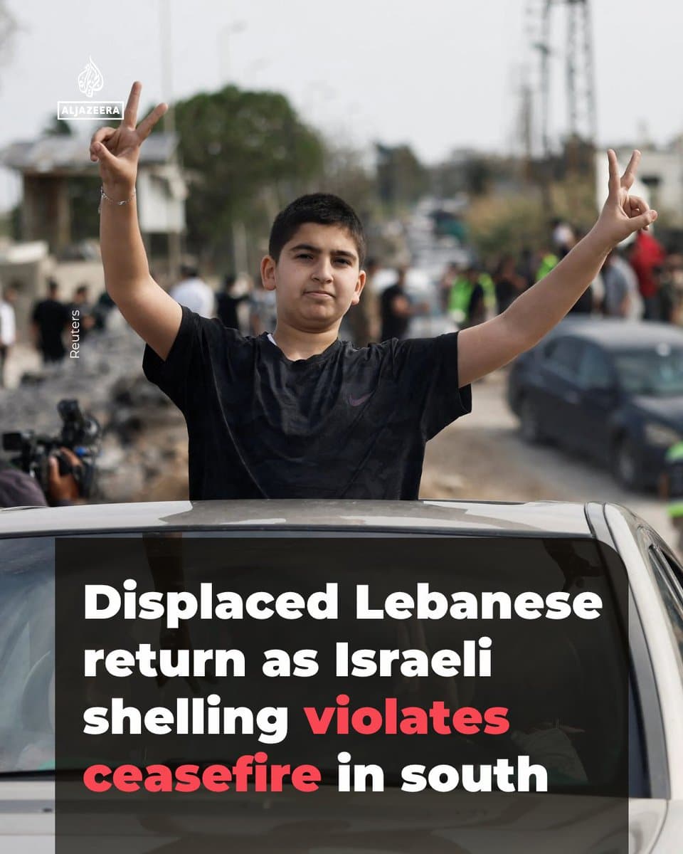 Tens of thousands of displaced Lebanese families are returning home despite ongoing reports of Israeli shelling and demolitions of homes near the country’s southern border