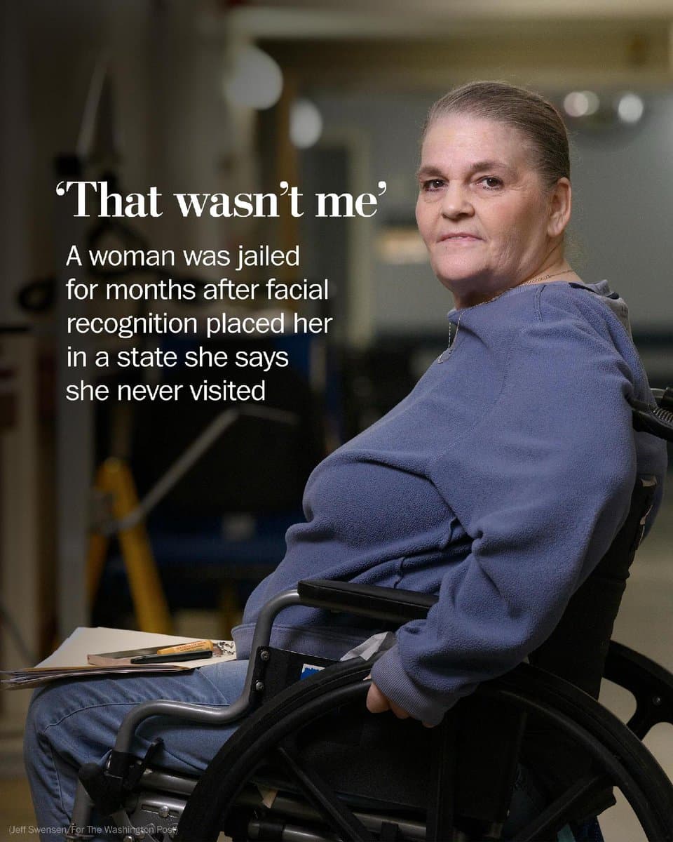 Kimberlee Williams, an Oklahoma resident, was jailed for six months after facial recognition technology identified her as a suspect in a Maryland fraud case — a state she told investigators she had never visited. pic.