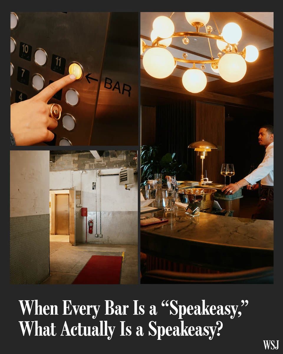 When every modern cocktail bar calls itself a “speakeasy,” what actually is a speakeasy? We investigate. pic.