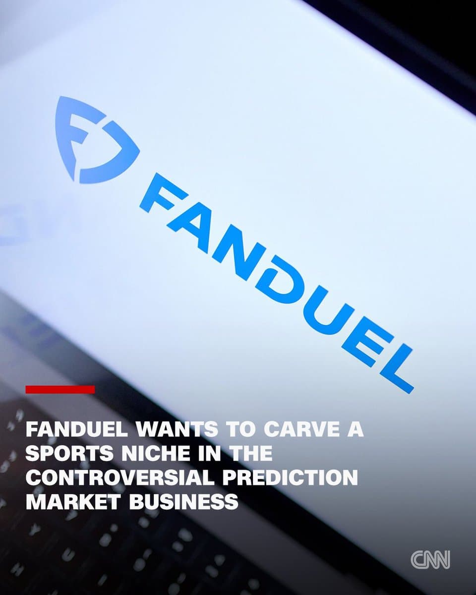 FanDuel has built a large and growing business with its sports betting app, becoming the largest online sportsbook in the US. But online sports gambling remains illegal in many states, which is why it's getting into the booming — and controversial — prediction market business.… pic.