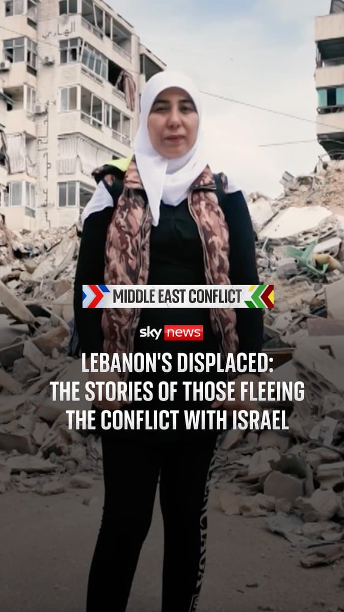 The 10-day ceasefire in Lebanon appears fragile but largely holds for the moment. It is a little bit of relief for those dealing with displacement caused by Israeli attacks on the country, and some, not for the first time. Sky's @DiMagnaySky has spoken to them.