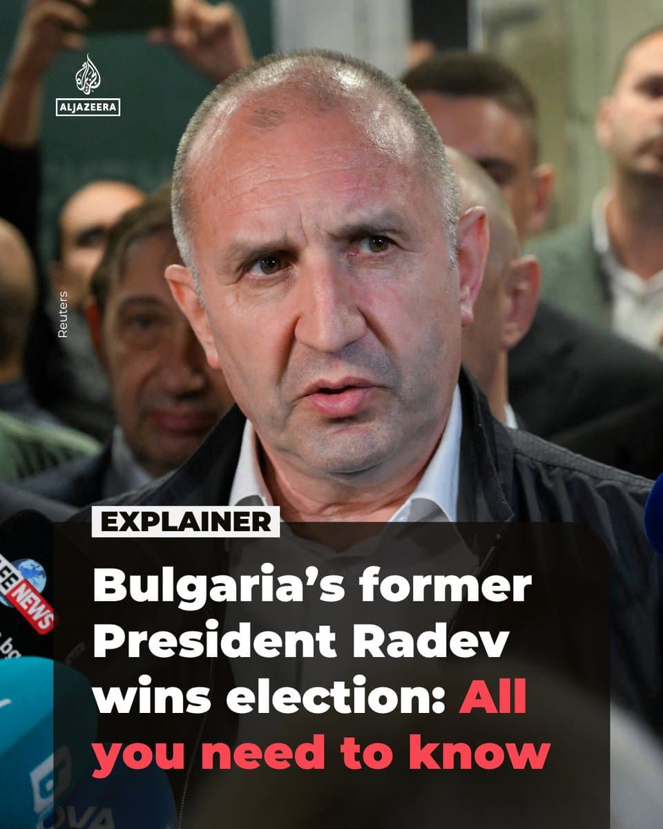 Bulgaria’s eighth parliamentary election in five years has concluded with former president Rumen Radev’s Progressive Bulgaria party emerging as the clear winner. Radev will be the next PM. Here's all you need to know pic.