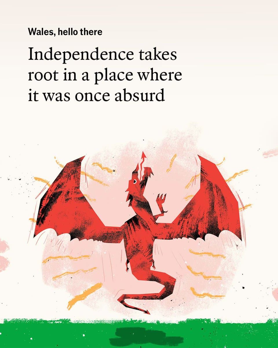 In Wales, independence is a matter of institutional invention, building something that has not really existed before. Come the elections in May, however, and it may become a reality Illustration: Nate Kitch pic.