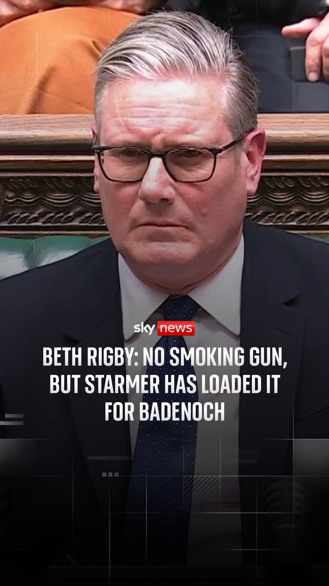 Political editor @BethRigby highlights what we learnt following Sir Olly Robbins' appearance before the Foreign Affairs Select Committee where they discussed the Peter Mandelson vetting row.