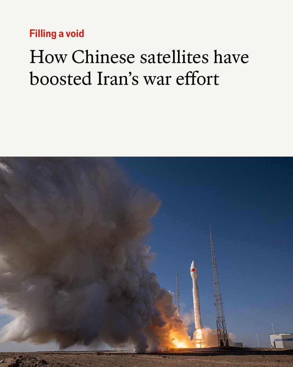 The war with Iran has offered a golden advertising opportunity to Chinese satellite firms. Curious as to how? Register to continue reading (it’s free) Photo: Getty Images pic.