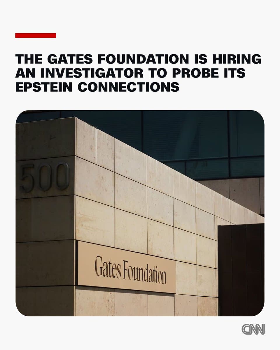 The Gates Foundation has launched an independent investigation into ties between the philanthropic organization and convicted sex offender Jeffrey Epstein. pic.