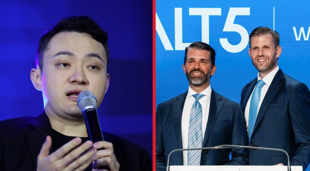 Blockchain billionaire Justin Sun sues World Liberty Financial, the digital currency venture cofounded by US President Donald Trump and his sons pic.