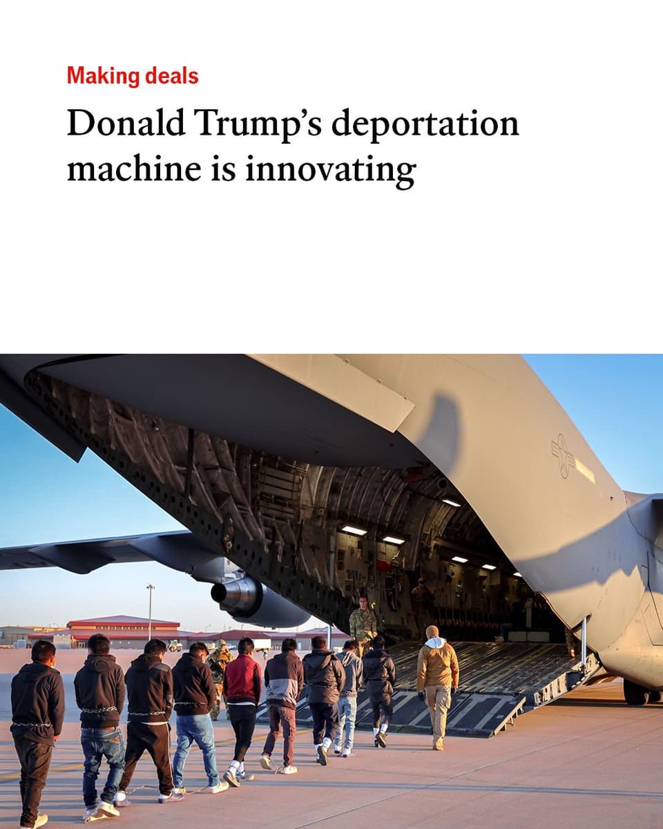 America is hardly the first Western country to dump unwanted immigrants abroad. Though few have had much success Photo: DHS Photo by ICE/Released pic.