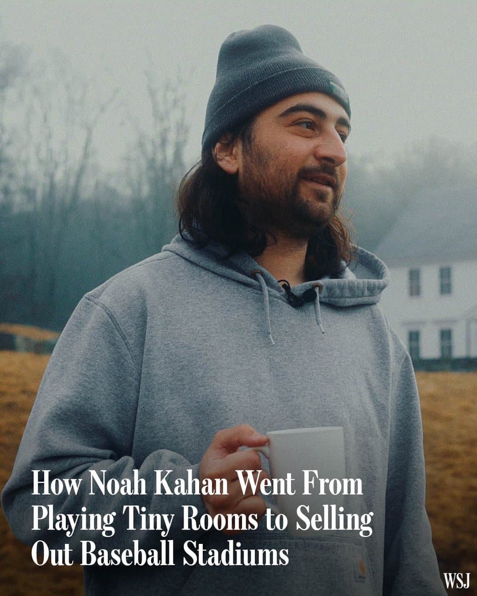 “Stick Season” singer Noah Kahan's new album, “The Great Divide,” comes out Friday, less than two weeks after Netflix put out a documentary that shows him vaulting from clubs to arenas to ballparks. pic.