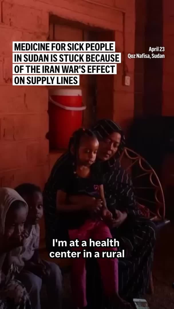 The latest war in the Middle East has far-reaching effects, including on countries ravaged by conflicts of their own. After three years of war in Sudan, a public health clinic in Qoz Nafisa village in Khartoum state is struggling to get medicine to thousands of patients. pic.