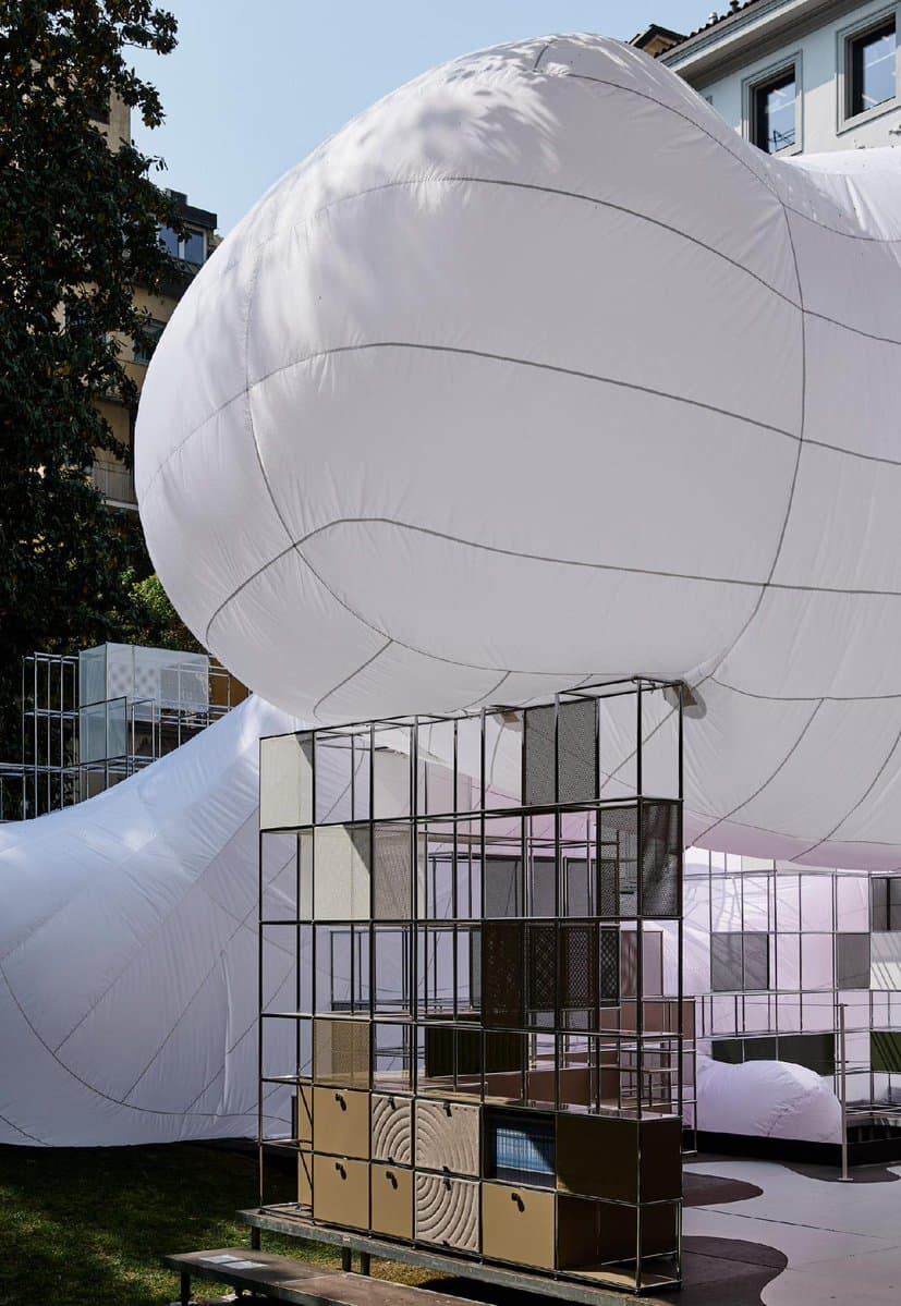 Snøhetta creates cloud-like Milan installation for USM: pic.