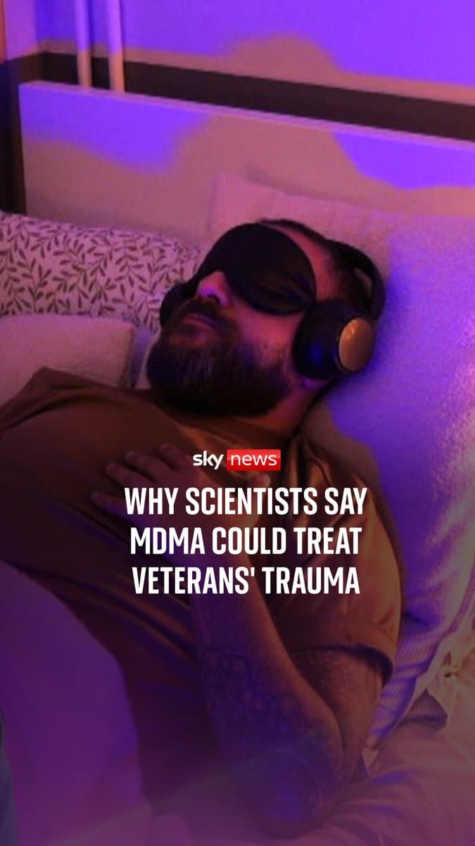 Could illegal psychedelic drugs treat mental health problems? That's the hope of doctors planning a clinical trial of MDMA. @SkyNewsThomas reports.