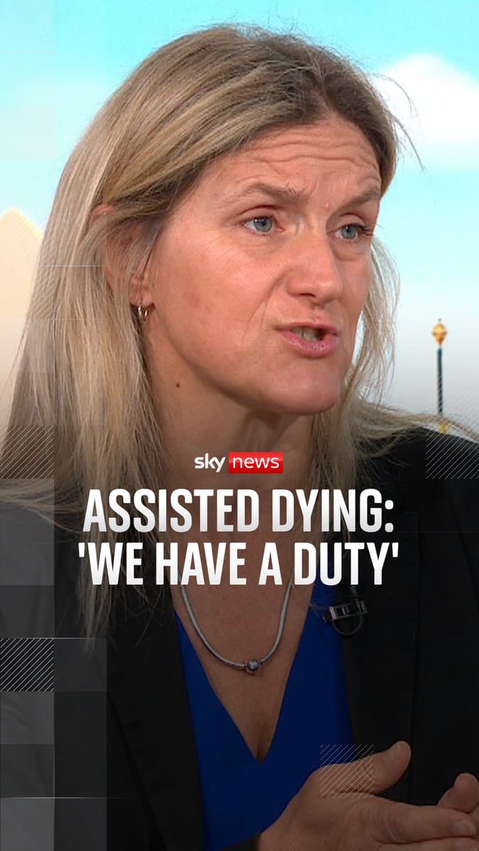 Kim Leadbeater MP has told Sky News that she is "a mixture of really sad, really upset, and really disappointed" that the proposed assisted dying bill is expected to fail today in its final sitting. Read more: