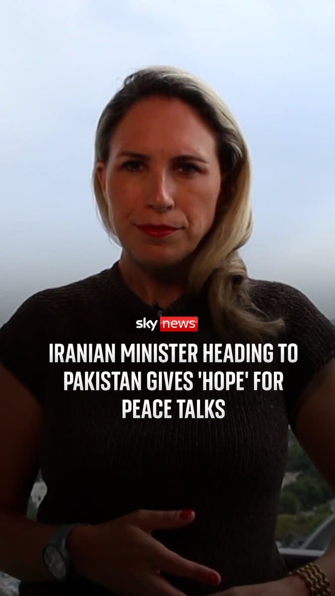 Iran's foreign minister Abbas Araghchi is expected to travel to Islamabad, a Pakistani government source has told Sky News. Asia correspondent, @CordeliaSkyNews, has the latest from Islamabad.