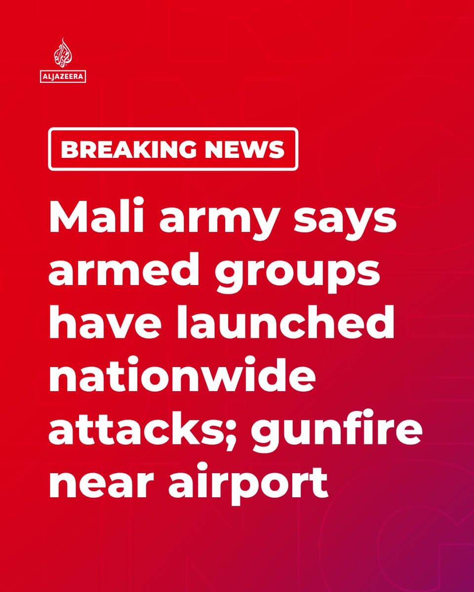 BREAKING: Mali’s army says unidentified ⁠armed "terrorist" groups ⁠have attacked several military positions in ‌the capital Bamako, and in the country’s interior pic.