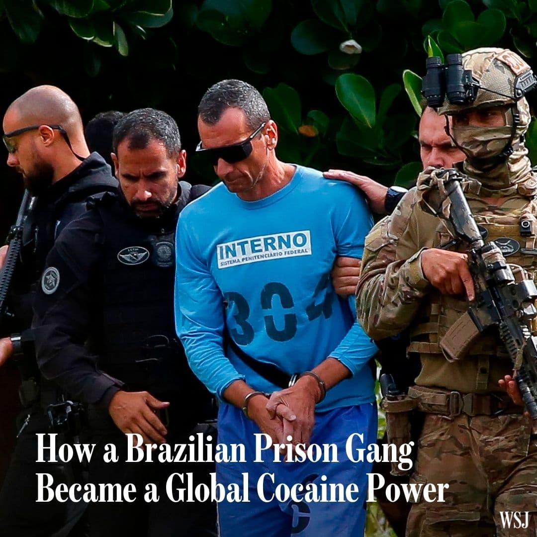 A Brazilian gang you’ve probably never heard of is fast becoming one of the world’s biggest cocaine businesses. 🔗 pic.