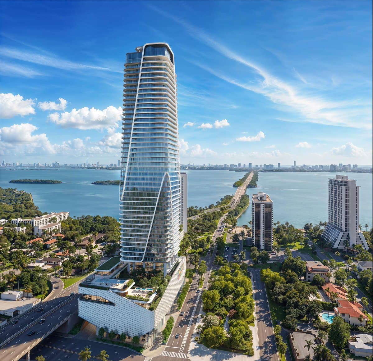 KPF, ODP and Patricia Urquiola designing "White Lotus" resort skyscraper in Miami: pic.