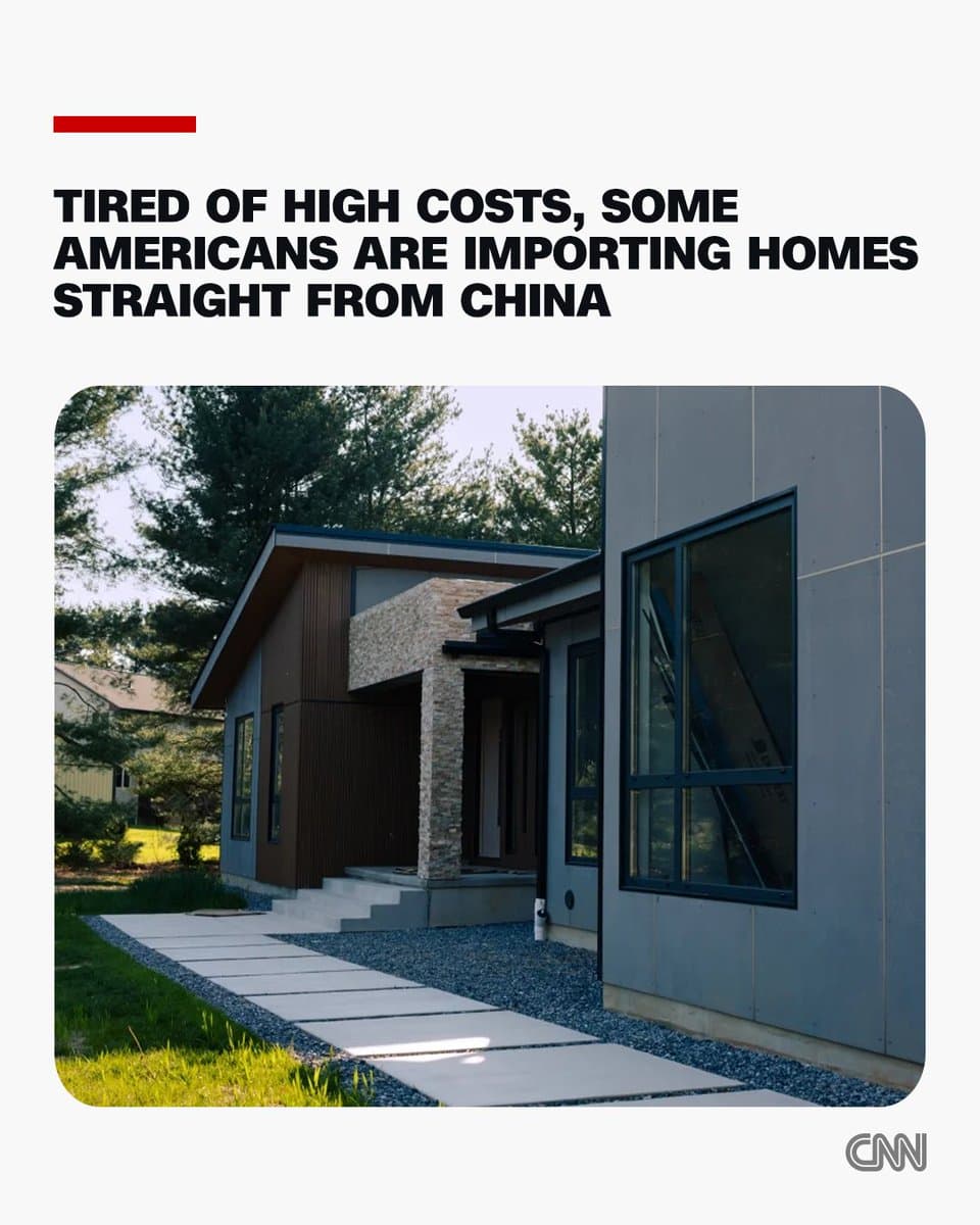 Gennadiy Tsygan knows how expensive it is to build a home in the United States. That's why he imported almost everything for his dream house from China. pic.