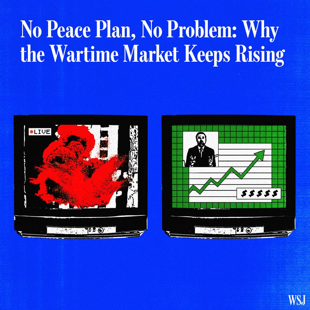 “The Iran war, Covid, whatever. It doesn’t even matter to me, I buy more.” That’s the thinking of investors who drove the stock market to new records in the face of a global energy shock. pic.
