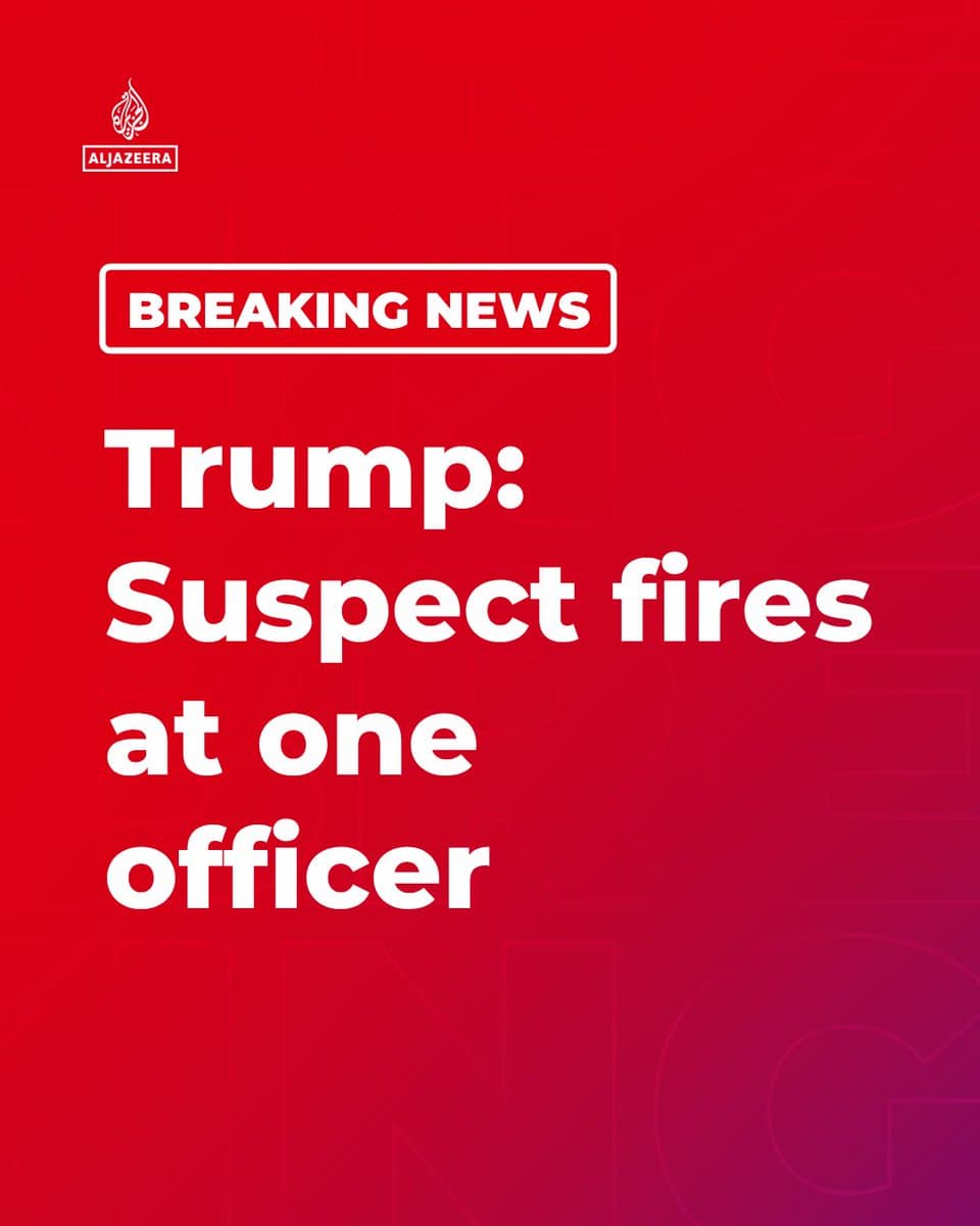 BREAKING: Trump says one officer was shot and was saved by his bulletproof vest. 🔴 LIVE updates: pic.