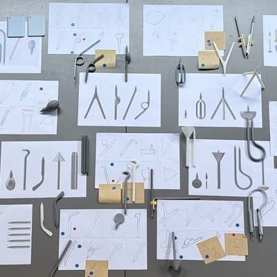 Industrial Design Research: Form Studies for Writing/Drawing Utensils, by BKID