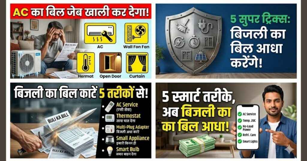 खटिया खड़ी कर रहा AC.. बिजली का बिल आधा कर देंगे ये 5 जुगाड़, जल्दी नोट करें