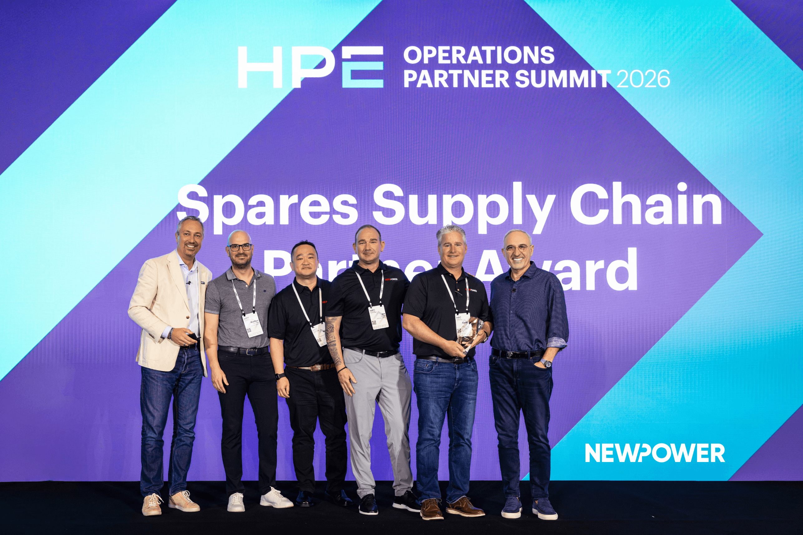 NewPower Worldwide Named a Partner of the Year at HPE 2026 Partner Summit