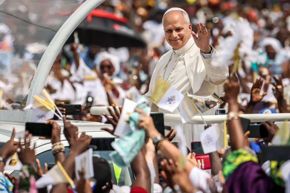 In Cameroon, Pope Leo sounds alarm on AI’s threat to truth and social stability