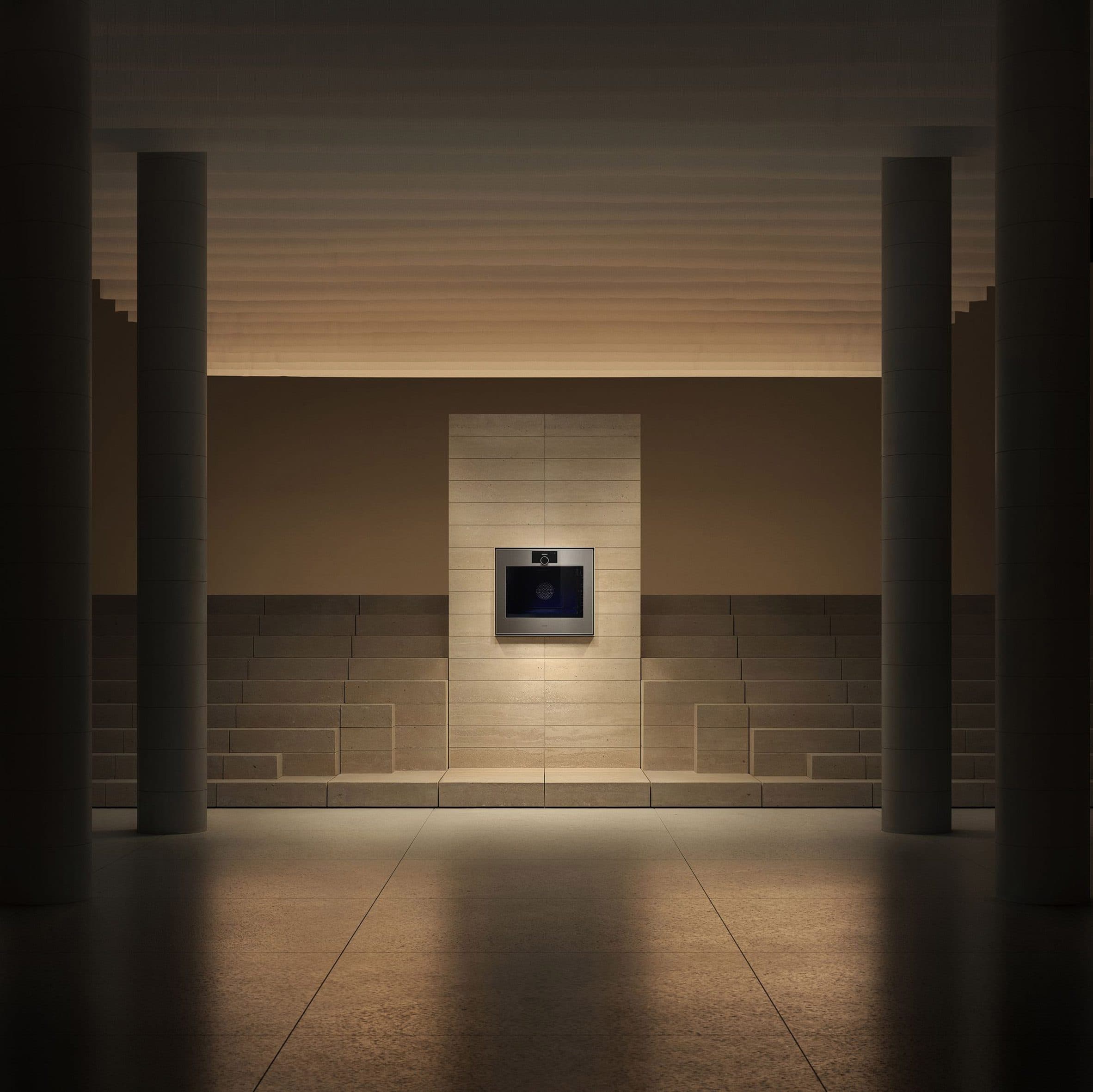 Gaggenau installation at Villa Necchi Campiglio offers "refuge for the design community"