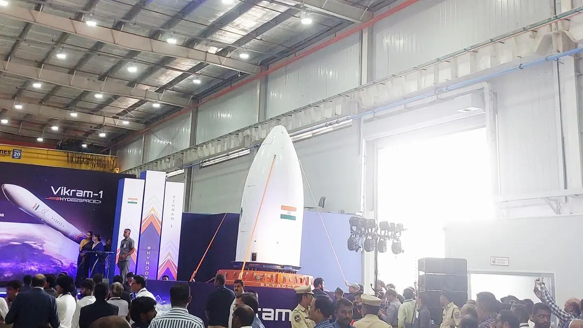 Skyroot’s rocket sets off for Sriharikota from Hyderabad