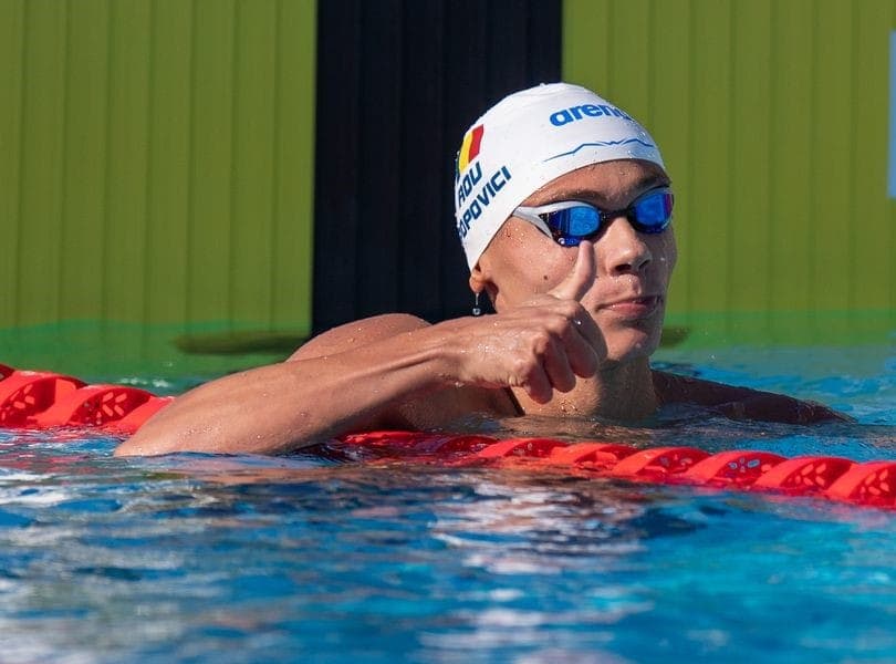 Romania's David Popovici secures second gold medal at National Swimming Championship