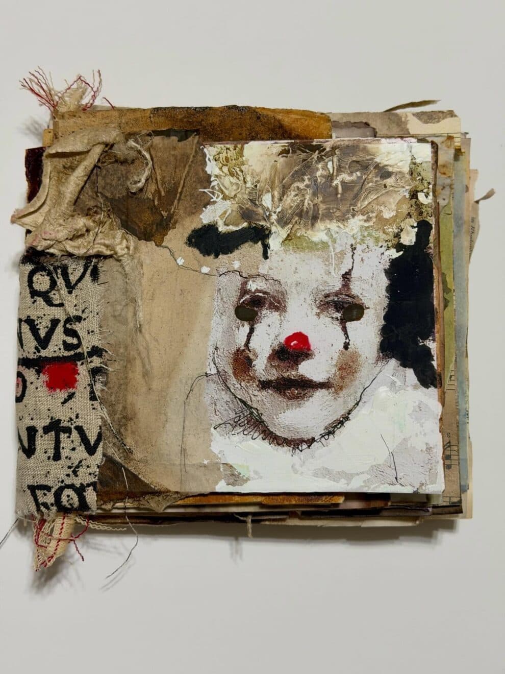 Whimsical Collage Journals And Reflective Paint Magic: The Textural World Of Artist Kim Collister