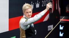 Robertson wins as Crucible seeds record equalled