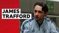 'I try to stay happy' - Trafford on tricky start to life at Man City