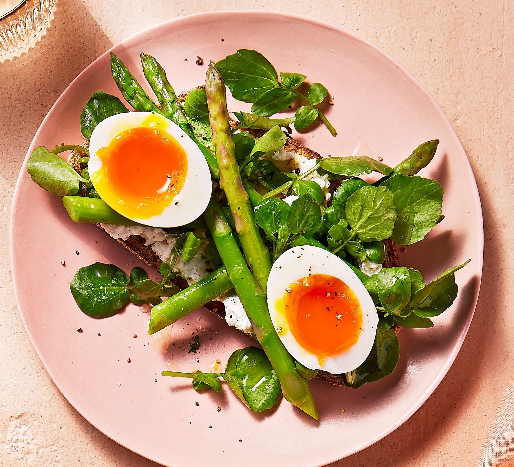 Loaded ricotta griddled toasts