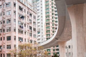 Hill Road Flyover in Hong Kong