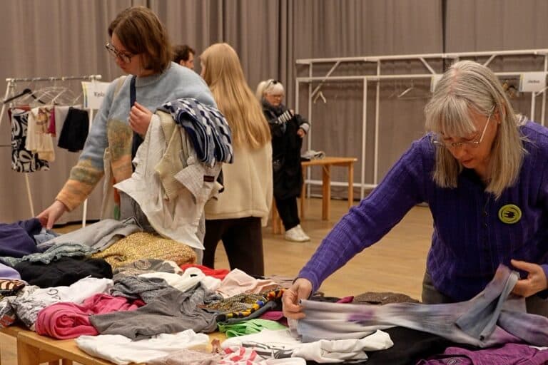 Sweden’s secondhand clothing swaps offer a trendy way to cut environmental waste