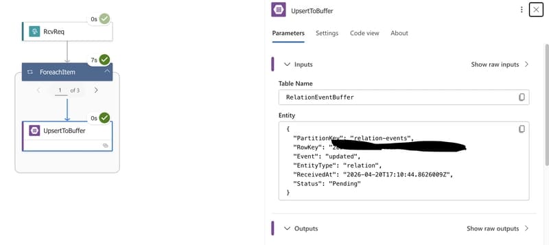 Event Debouncing with Logic Apps and Azure Table Storage