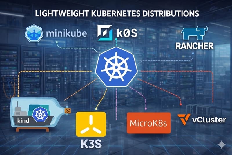 The Definitive Guide to Lightweight Kubernetes: KIND, Minikube, MicroK8s, K3s, Vcluster, k0s, and RKE2 Compared
