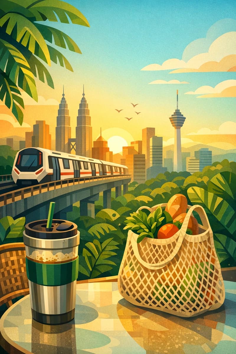 I built an Earth Day app around Malaysian daily habits