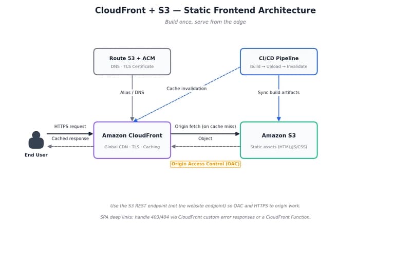 From Static to Runtime: Choosing Between CloudFront + S3, Amplify, and ECS for Frontends on AWS