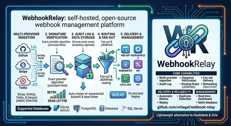 Introducing WebhookRelay: A Modern .NET Open Source Webhook Management Platform