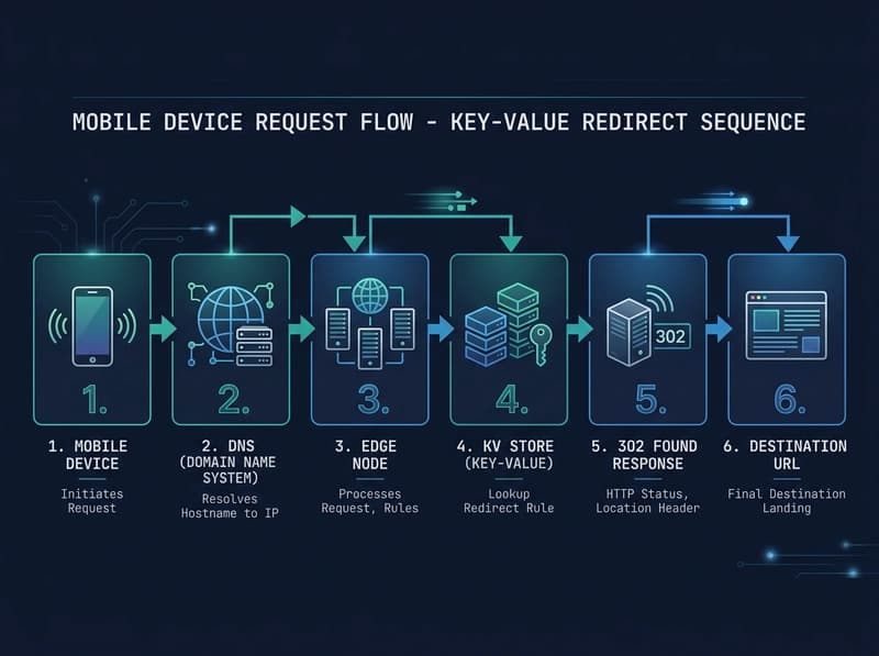 Dynamic QR Code Redirect Architecture at the Edge