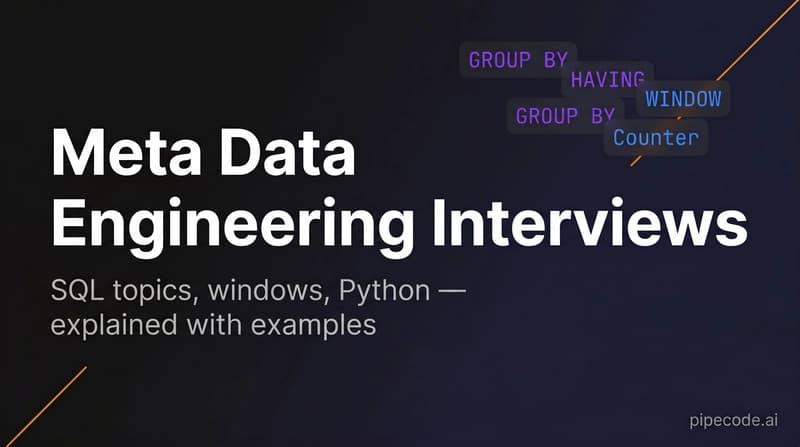 Meta Data Engineering Interview Questions: Top Topics, Problems & Solutions