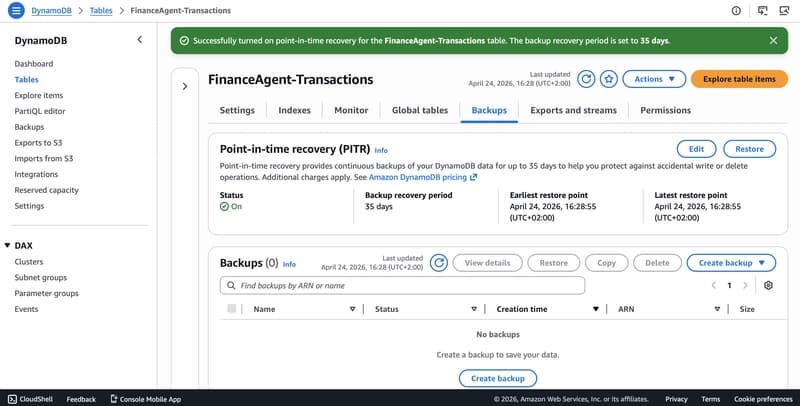 Day 66: Why Point-in-Time Recovery is the first button you should click in DynamoDB
