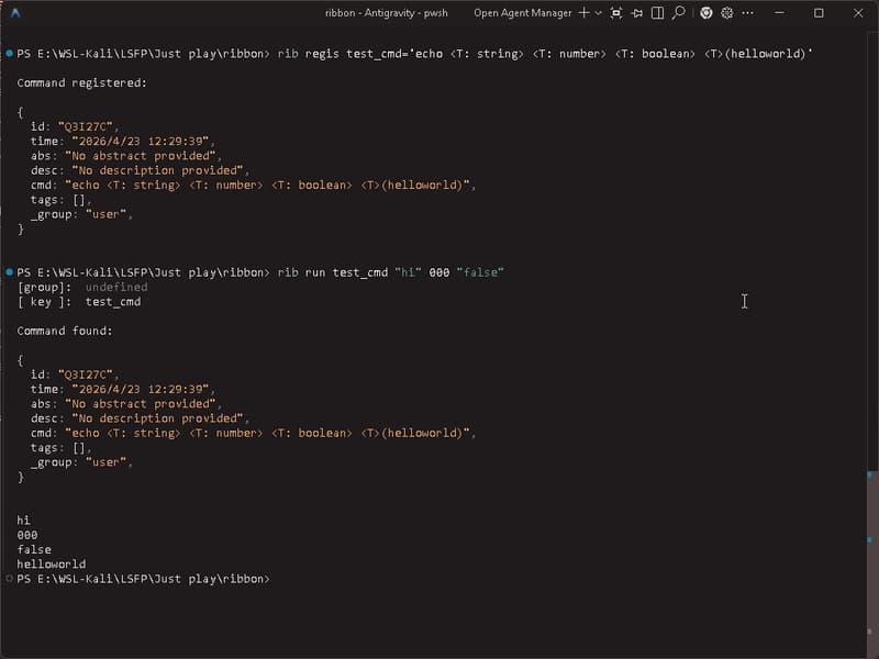 Ribbon: cool smart alias tool for windows