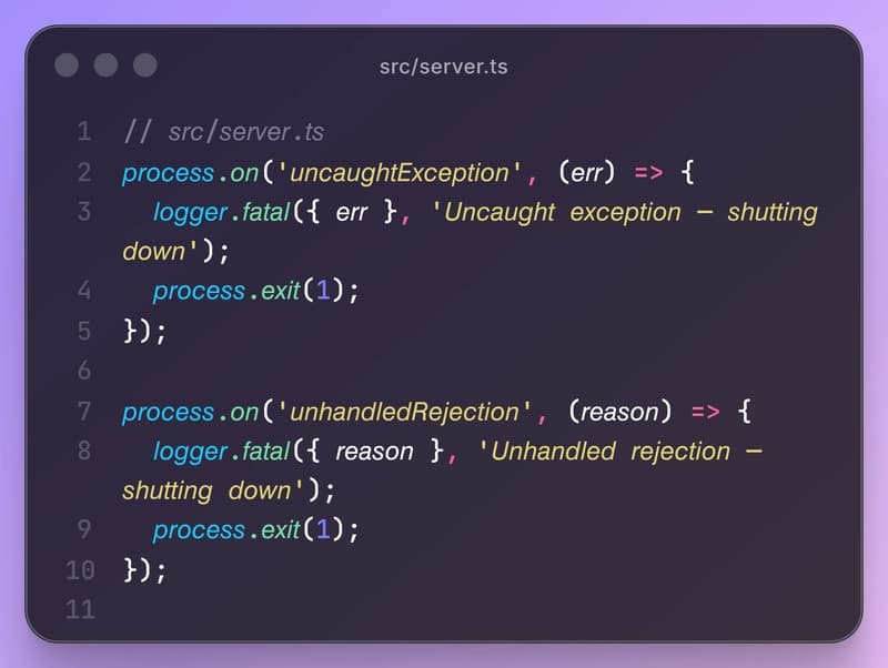 The exact error handling pattern I use in every Express.js + TypeScript REST API